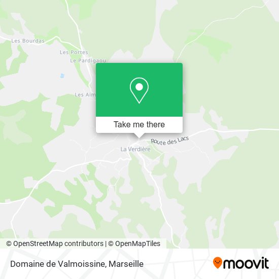 Domaine de Valmoissine map