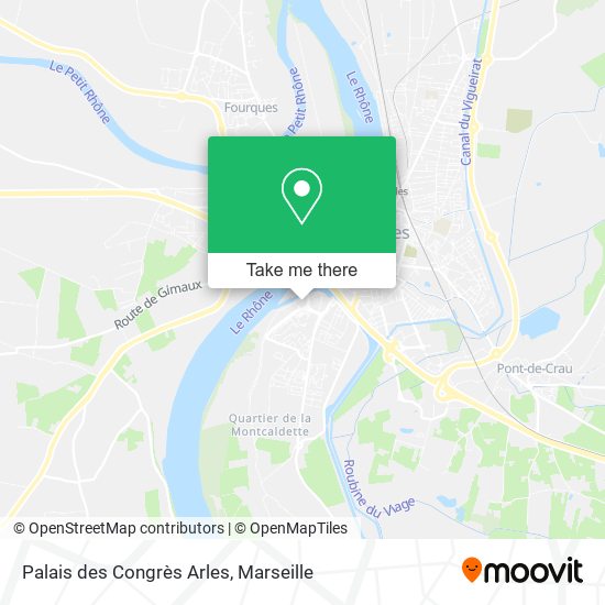 Palais des Congrès Arles map