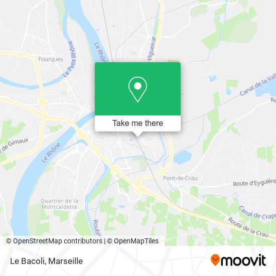 Le Bacoli map