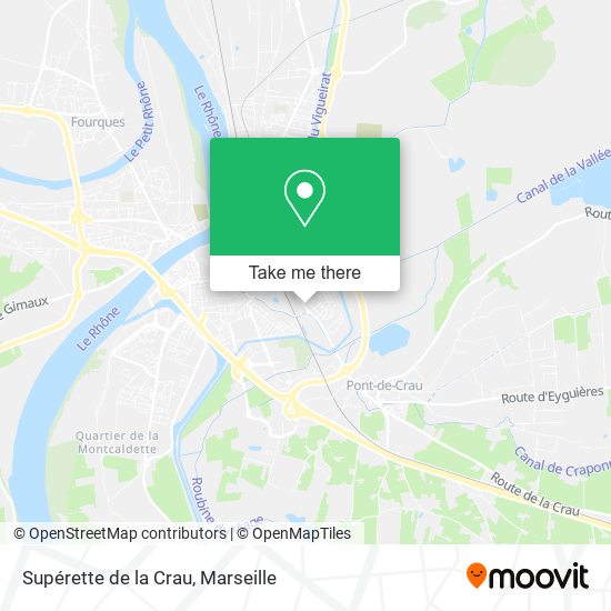 Supérette de la Crau map