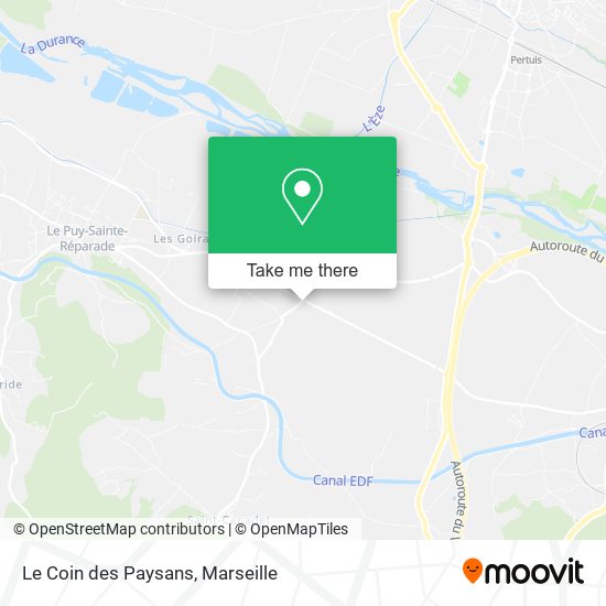 Le Coin des Paysans map