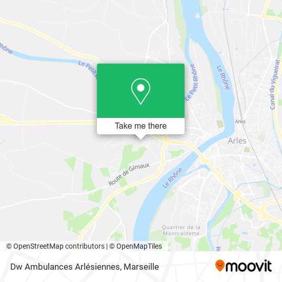 Dw Ambulances Arlésiennes map