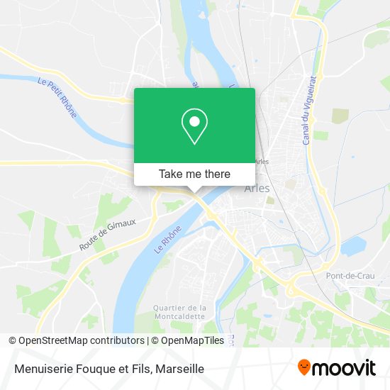 Mapa Menuiserie Fouque et Fils