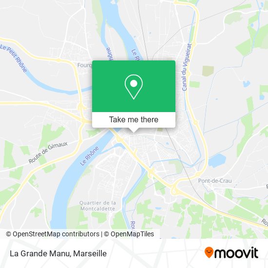 La Grande Manu map