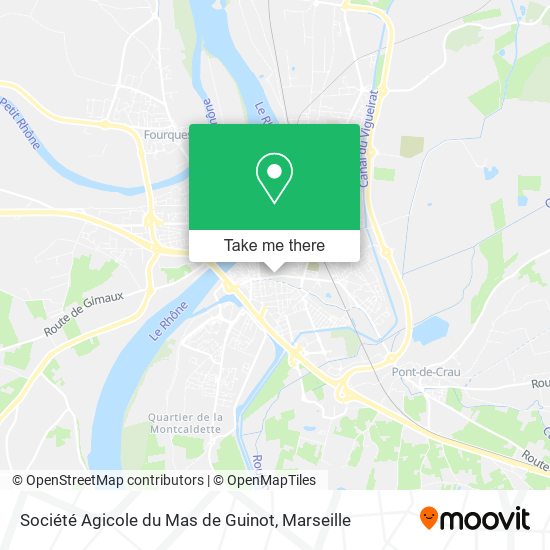 Mapa Société Agicole du Mas de Guinot