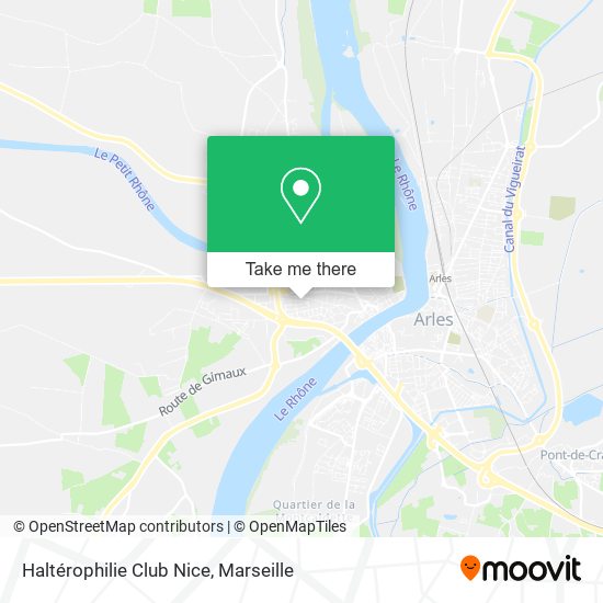 Haltérophilie Club Nice map