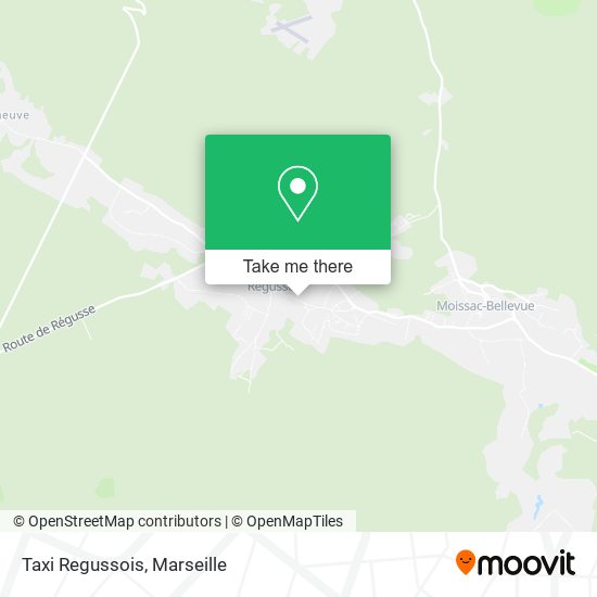 Taxi Regussois map