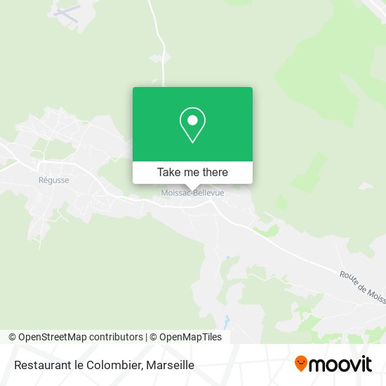 Restaurant le Colombier map