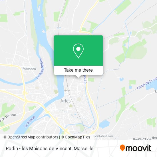 Rodin - les Maisons de Vincent map