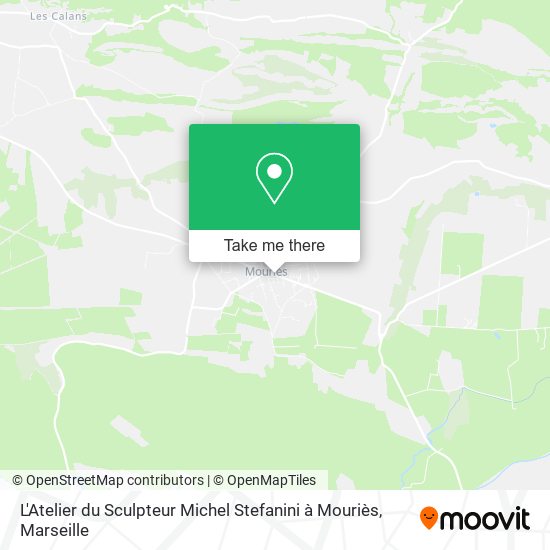 L'Atelier du Sculpteur Michel Stefanini à Mouriès map
