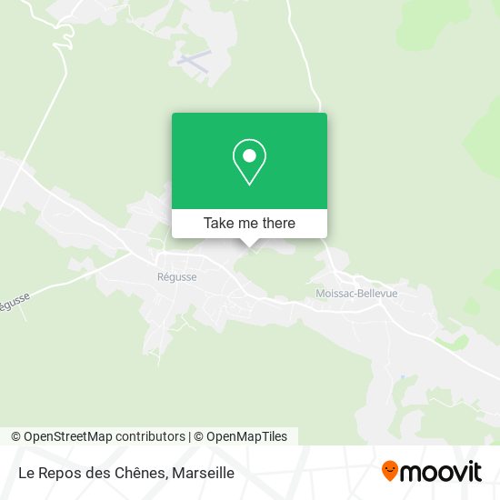 Le Repos des Chênes map