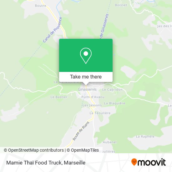 Mapa Mamie Thaï Food Truck