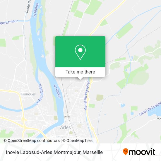 Mapa Inovie Labosud-Arles Montmajour