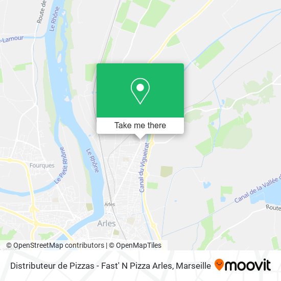 Distributeur de Pizzas - Fast' N Pizza Arles map