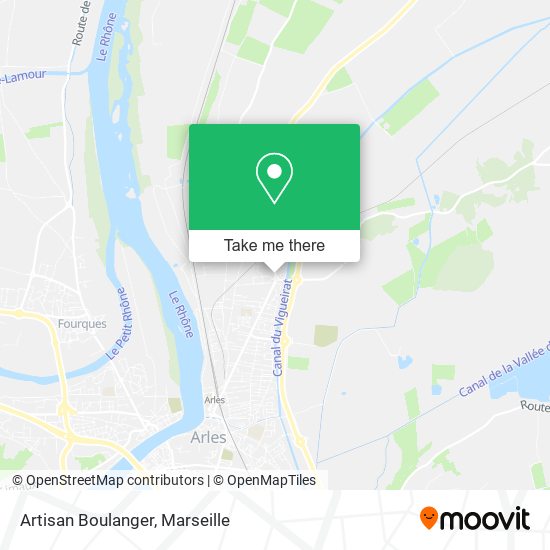 Artisan Boulanger map
