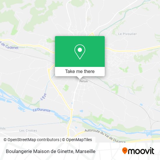 Boulangerie Maison de Ginette map