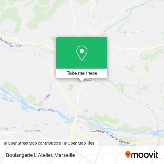 Boulangerie L' Atelier map