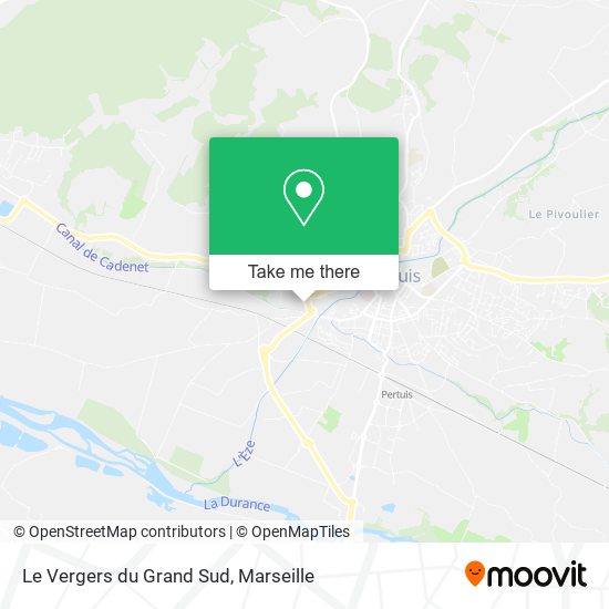 Le Vergers du Grand Sud map