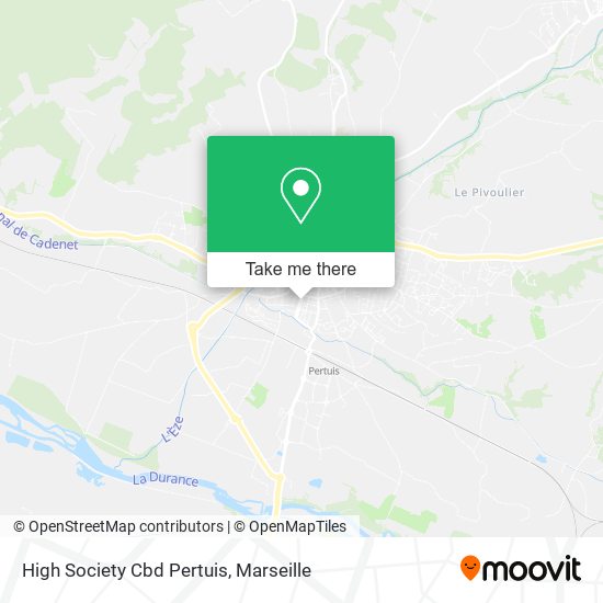 High Society Cbd Pertuis map