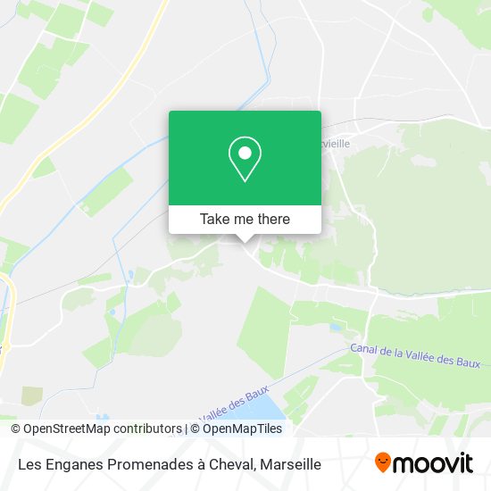 Les Enganes Promenades à Cheval map