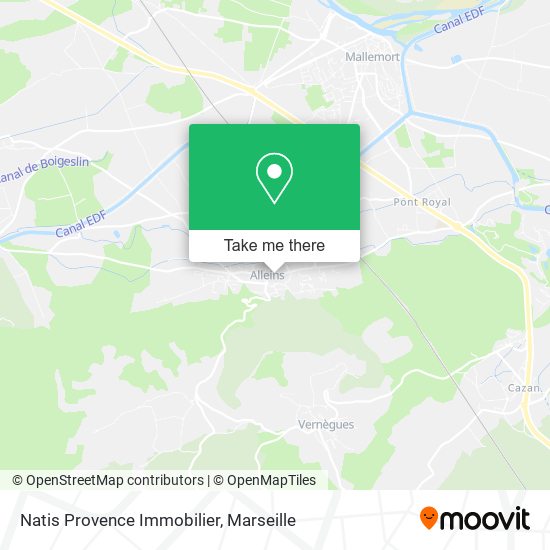 Mapa Natis Provence Immobilier