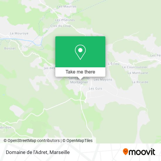 Domaine de l'Adret map