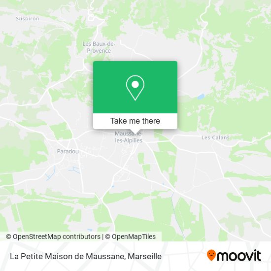 La Petite Maison de Maussane map