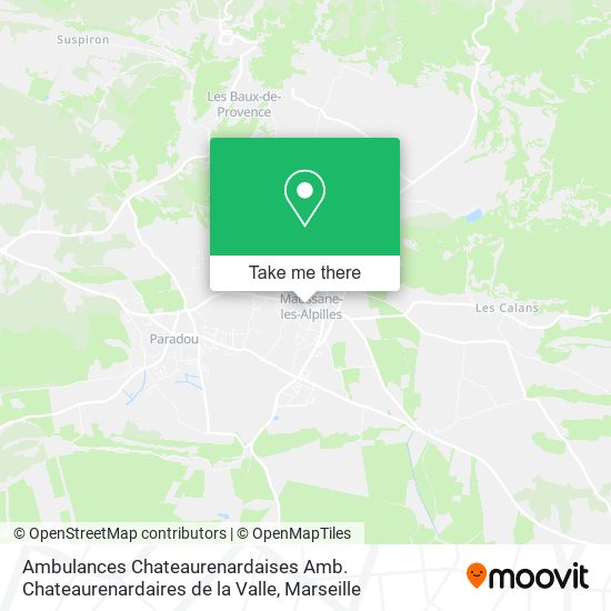 Ambulances Chateaurenardaises Amb. Chateaurenardaires de la Valle map