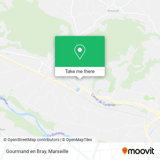 Gourmand en Bray map