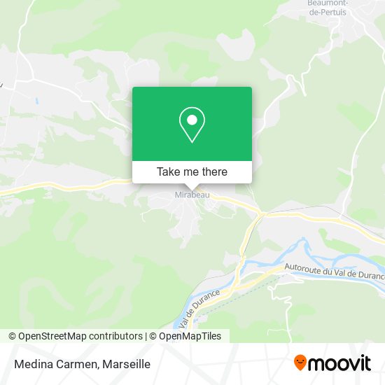 Medina Carmen map