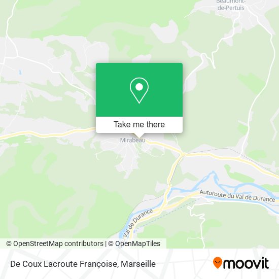 De Coux Lacroute Françoise map