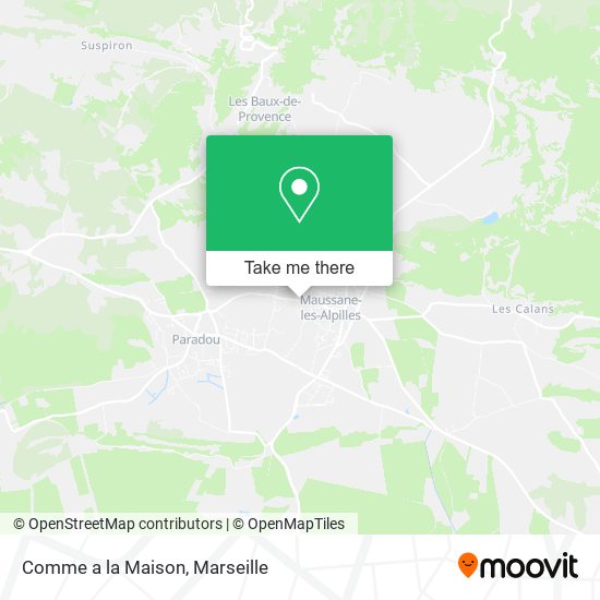 Comme a la Maison map