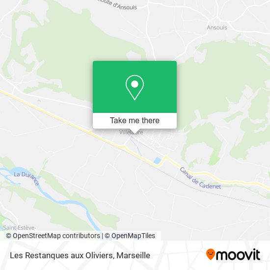 Les Restanques aux Oliviers map