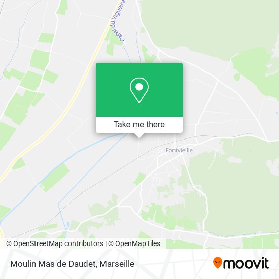Mapa Moulin Mas de Daudet