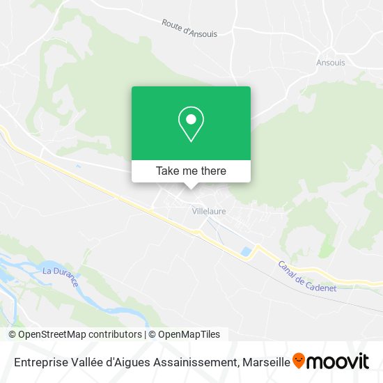 Entreprise Vallée d'Aigues Assainissement map