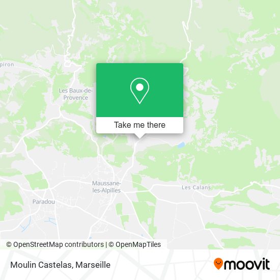 Moulin Castelas map