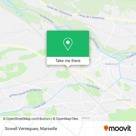 Sowell Vernegues map