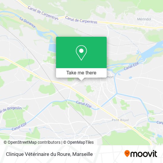Clinique Vétérinaire du Roure map