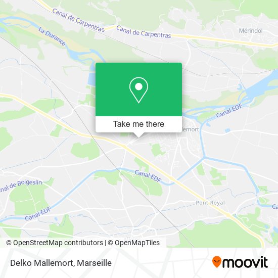 Delko Mallemort map