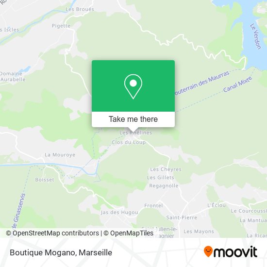 Boutique Mogano map