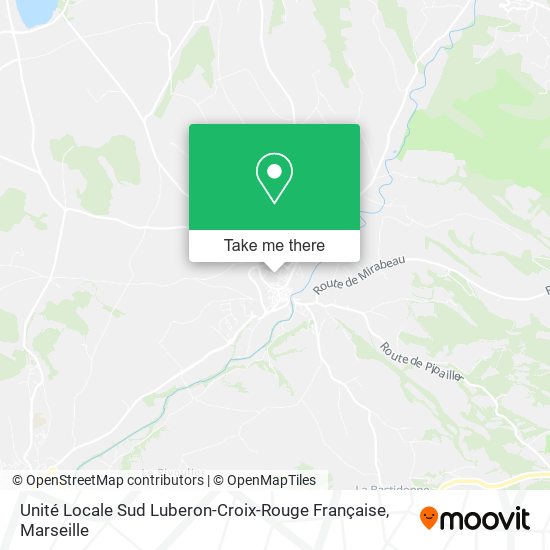 Unité Locale Sud Luberon-Croix-Rouge Française map