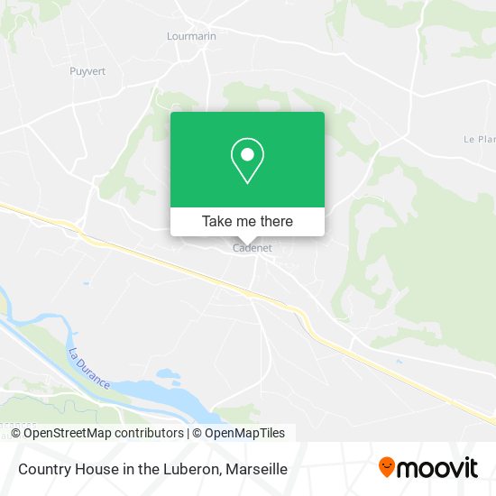 Country House in the Luberon map