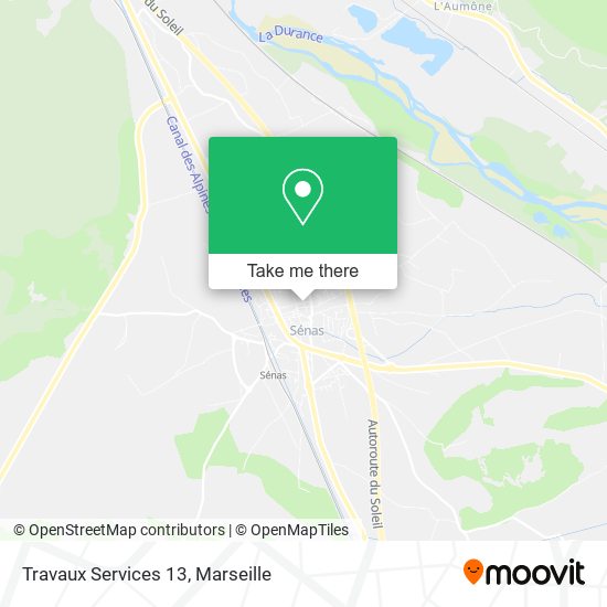 Travaux Services 13 map