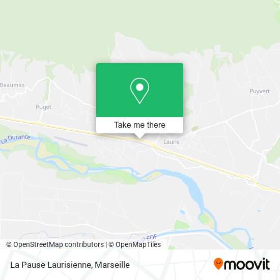 La Pause Laurisienne map