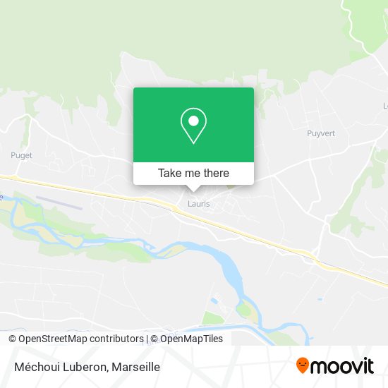 Méchoui Luberon map