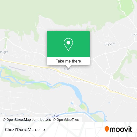 Chez l'Ours map
