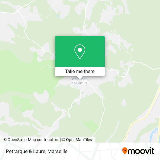 Petrarque & Laure map