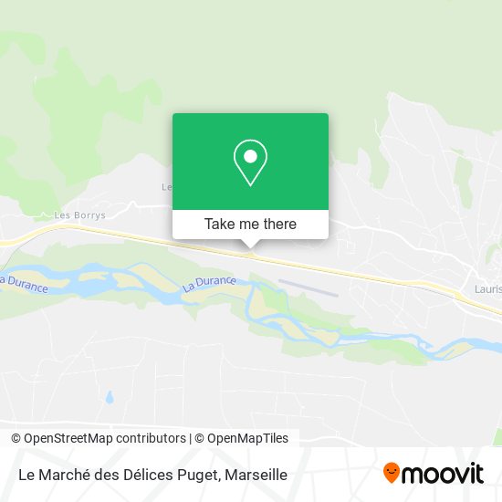 Le Marché des Délices Puget map