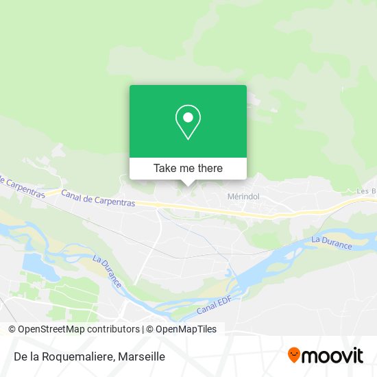 De la Roquemaliere map