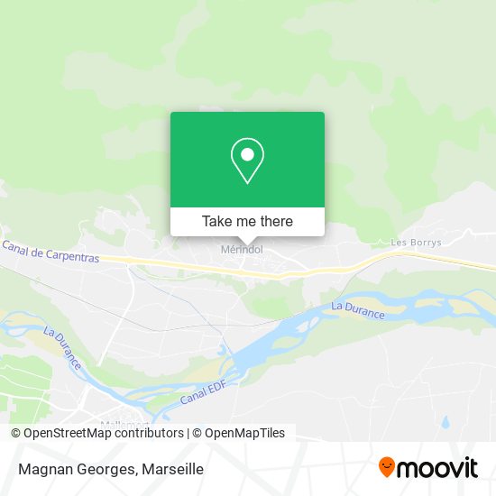 Magnan Georges map